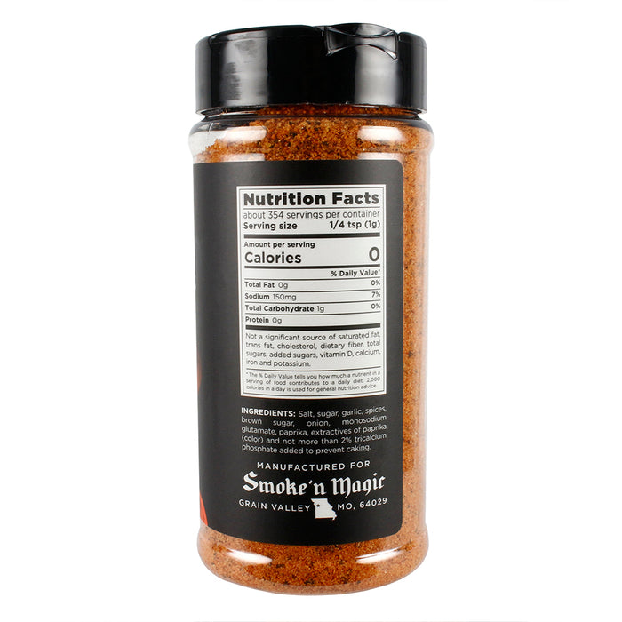 Smoke 'N Magic Sweet n Peppery Rib Rub Seasoning Beef Pork Vegetables 12.5 Ounce