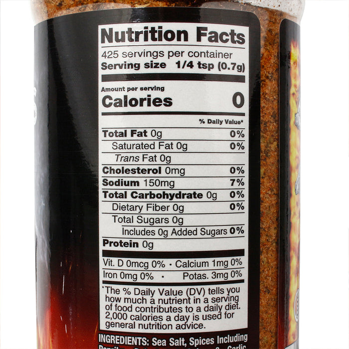 Triple J's All Purpose Spicy Seasoning Beef Pork Poultry Fish Gluten Free 10.5oz