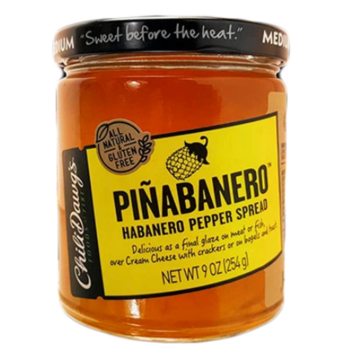 Chili Dawgs Pinabanero Pepper Spread 9 oz. Habanero Pineapple Gluten Free 00210