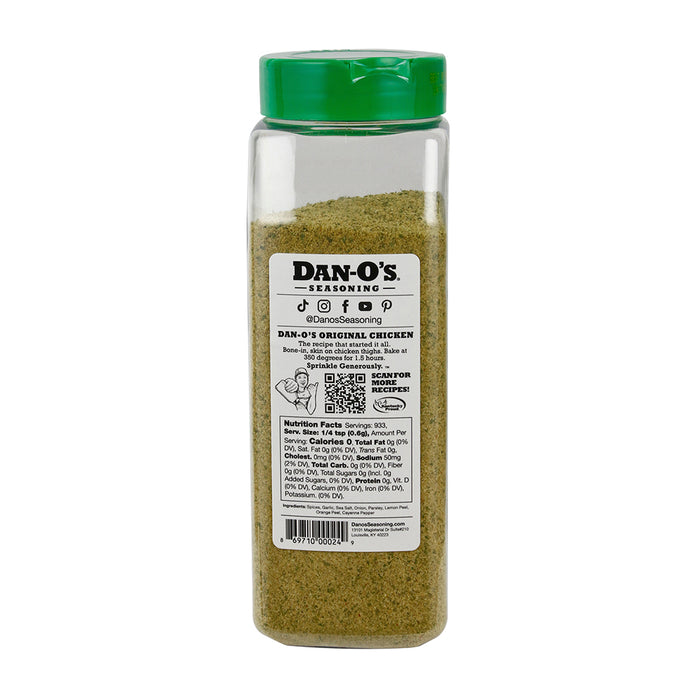 Dan-O's Original Low Sodium Zero-Cal Seasoning & Rub Gluten Free No MS —  The Big BBQ Co.