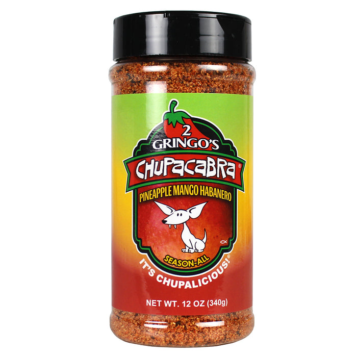2 Gringos Chupacabra Pineapple Mango Habanero All Purpose Seasoning 12 Oz