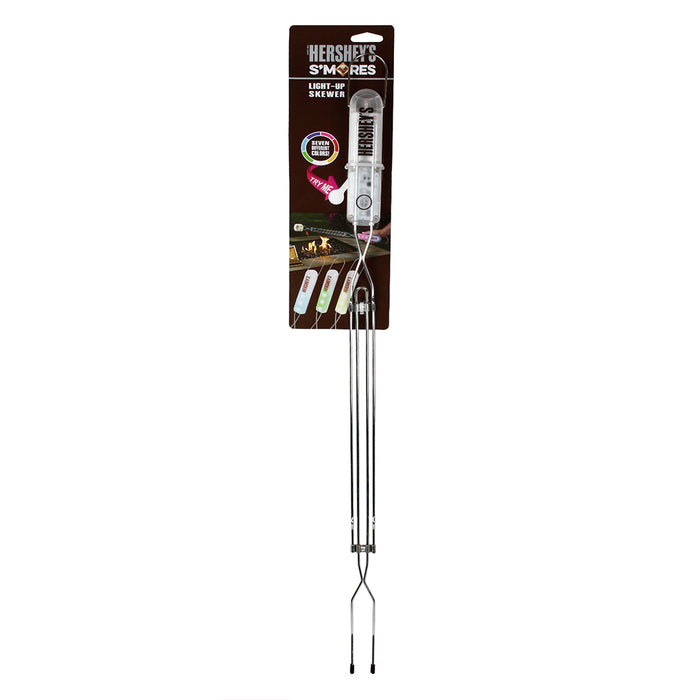 Hershey's Light Up Telescopic Smores Skewer Seven Colors 2-Prong W/ Hanging Loop