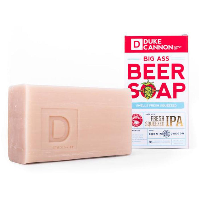 Duke Cannon Big Ass Beer Soap 10 Oz Bar Deschutes Fresh Squeezed IPA 01IPABEER