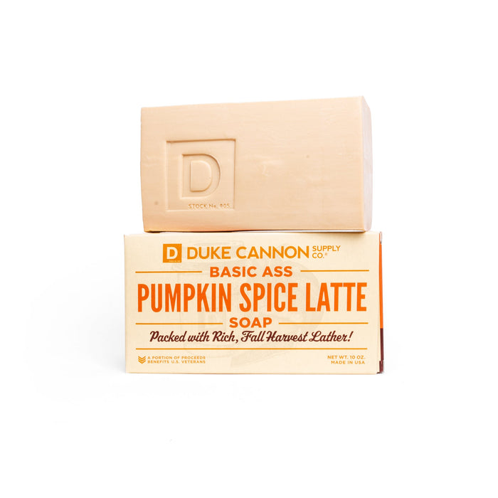 Duke Cannon Pumpkin Spice Latte Big Ass Brick of Soap 01PUMPKINJOKE