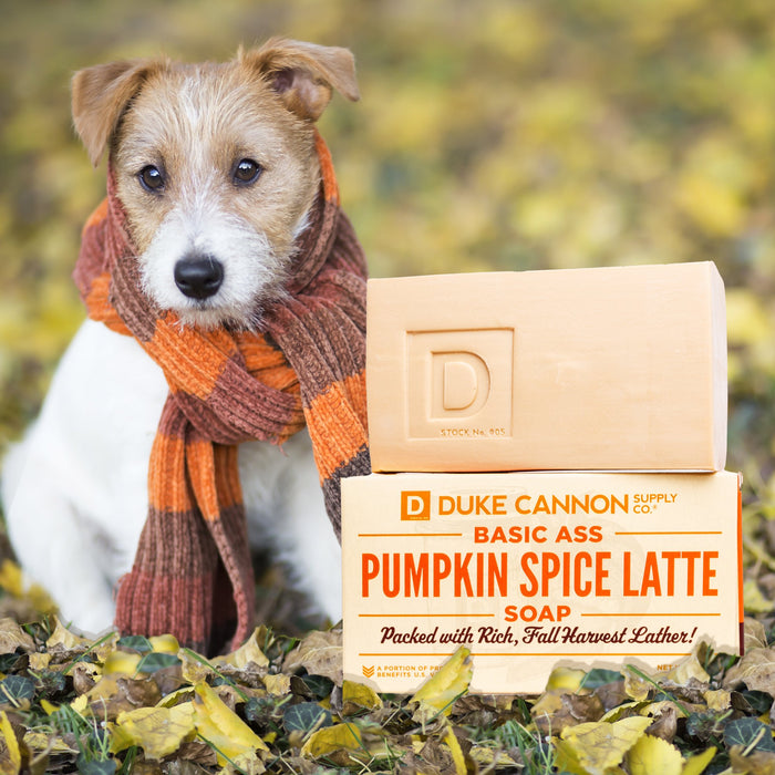 Duke Cannon Pumpkin Spice Latte Big Ass Brick of Soap 01PUMPKINJOKE