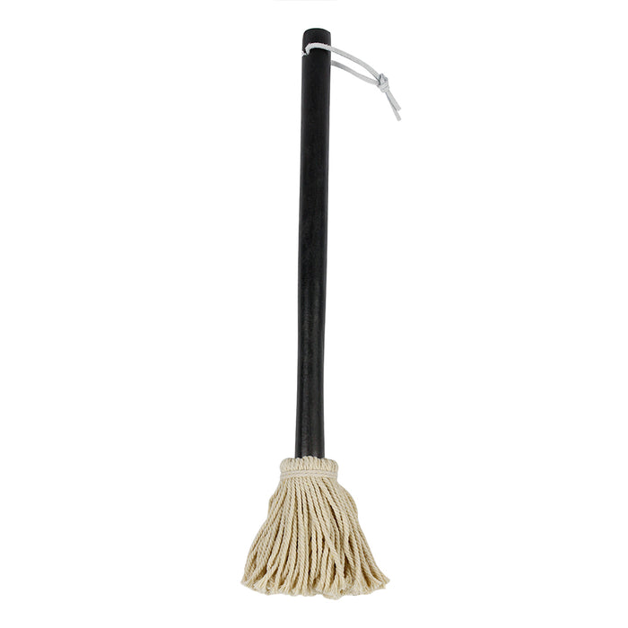 Mr. Bar-B-Q Old Fashioned Basting Mop Brush Hardwood And Cotton W/ Hanging Loop