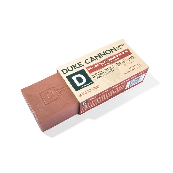 Duke Cannon Big American Bourbon Soap 10 Oz Bar Oak Barrel Scent 02BOURBON1