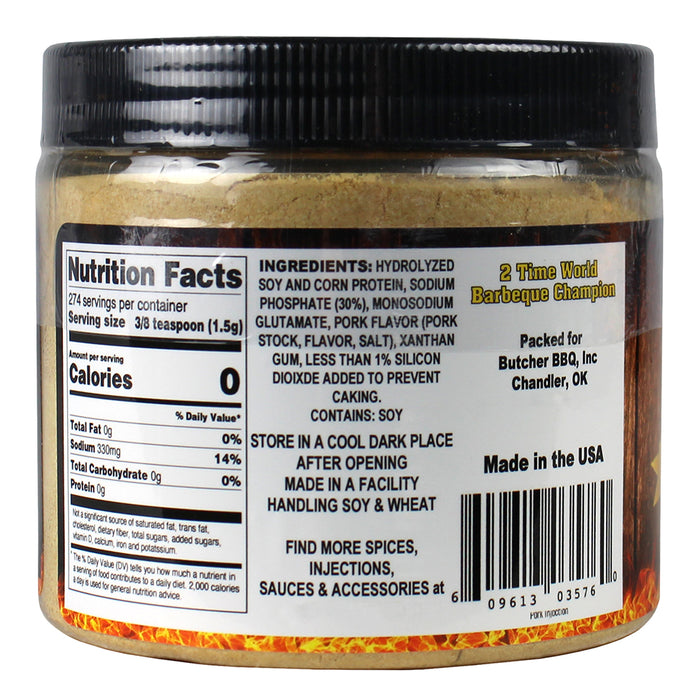 Butcher BBQ Pork Injection or Marinade 14.5 oz Deep Pork Flavor Gluten Msg Free