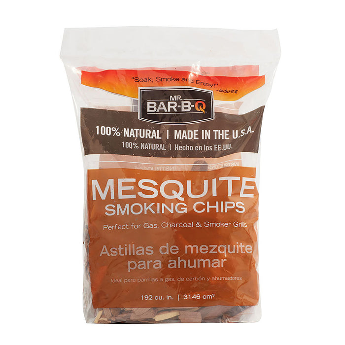 Mr. Bar-B-Q Mesquite Smoking Chips All Natural Barbecue Wood Chips 05010Y