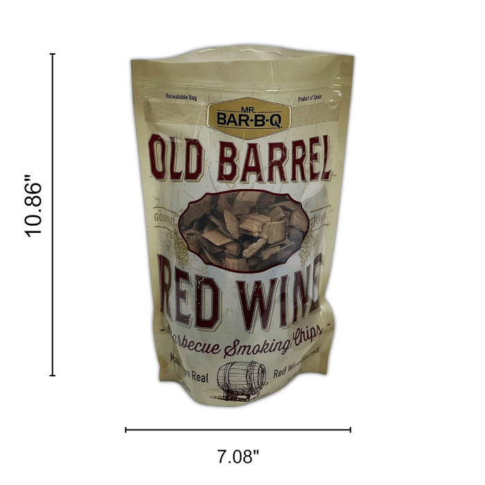 Mr. Bar-B-Q Old Barrel Red Wine Barbecue Smoking Chips 05040BC