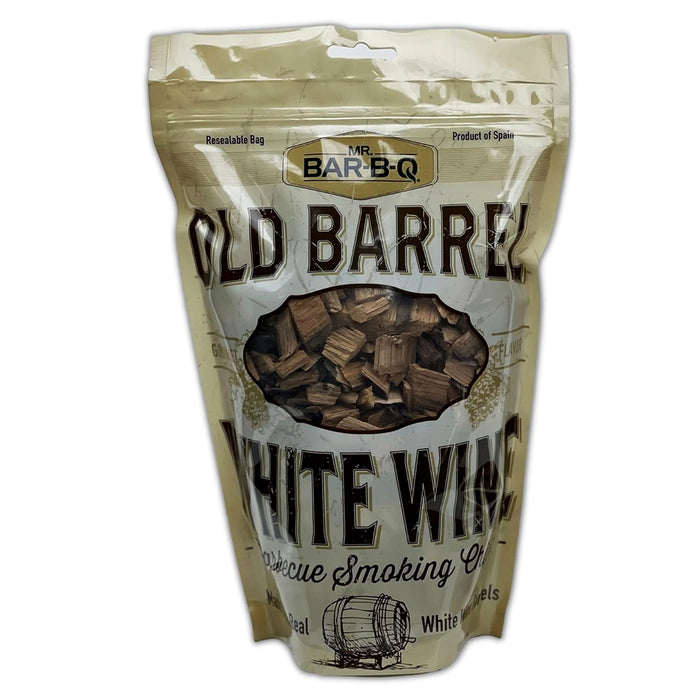 Mr. Bar-B-Q Old Barrel White Wine Barbecue Smoking Chips 12.7 Oz Bag 05041BC