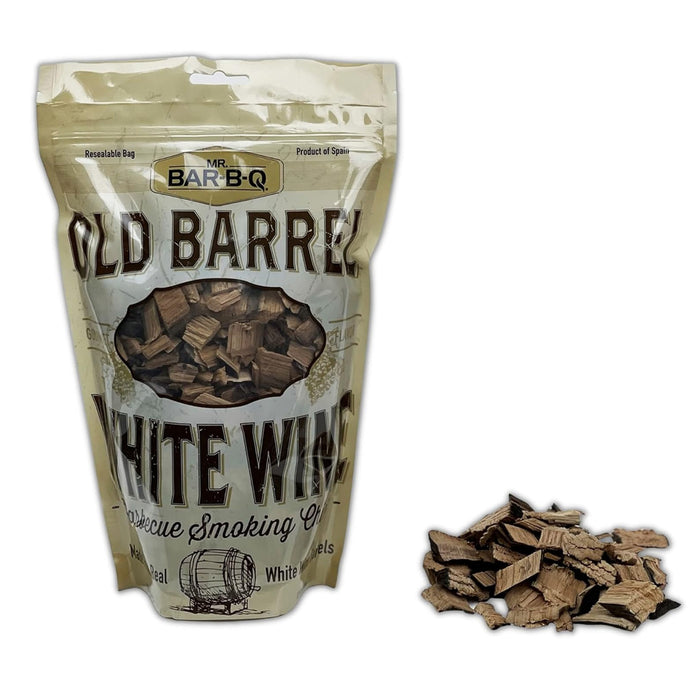 Mr. Bar-B-Q Old Barrel White Wine Barbecue Smoking Chips 12.7 Oz Bag 05041BC