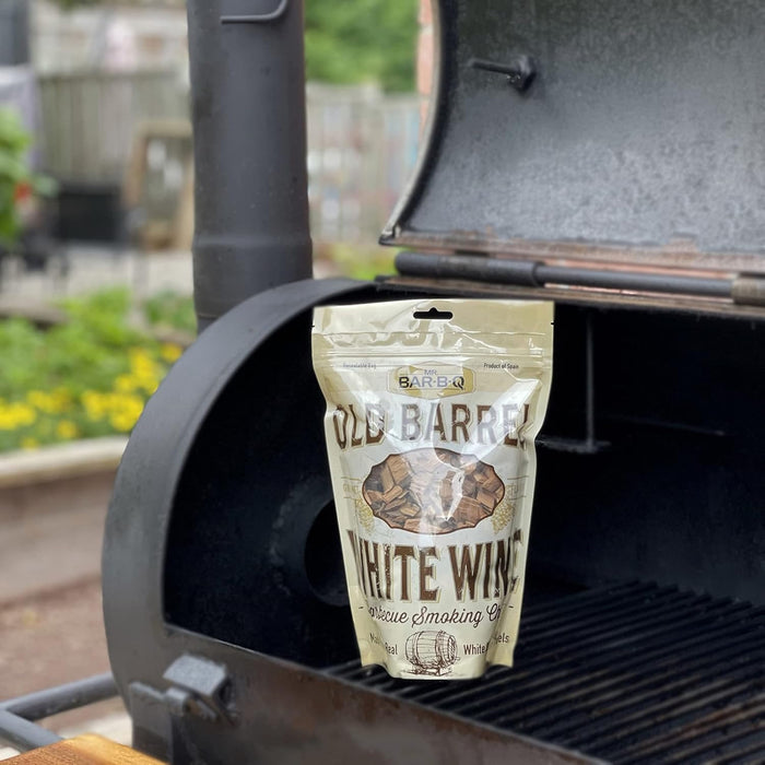 Mr. Bar-B-Q Old Barrel White Wine Barbecue Smoking Chips 12.7 Oz Bag 05041BC