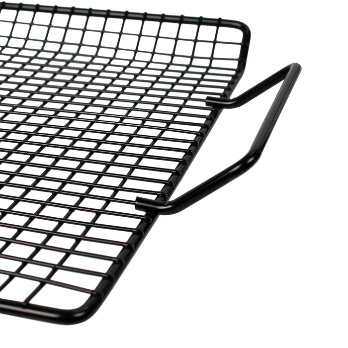 Mr Bar-B-Q Grilling Topper Cooking Grid Non-Stick With Handles 15 x 10 Inch