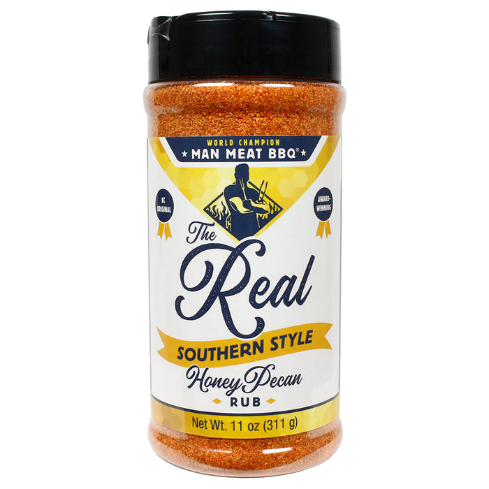 Man Meat BBQ The Real Southern Style Honey Pecan Rub Award Winning 11 Ounce