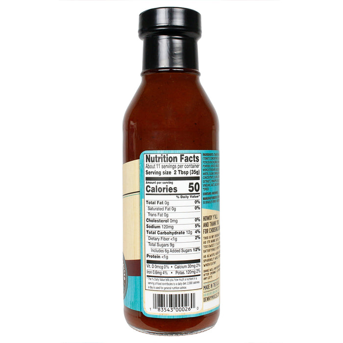 Denny Mike's Sweet 'N Spicy BBQ Sauce Gluten Free Premium Ingredients 14 Oz