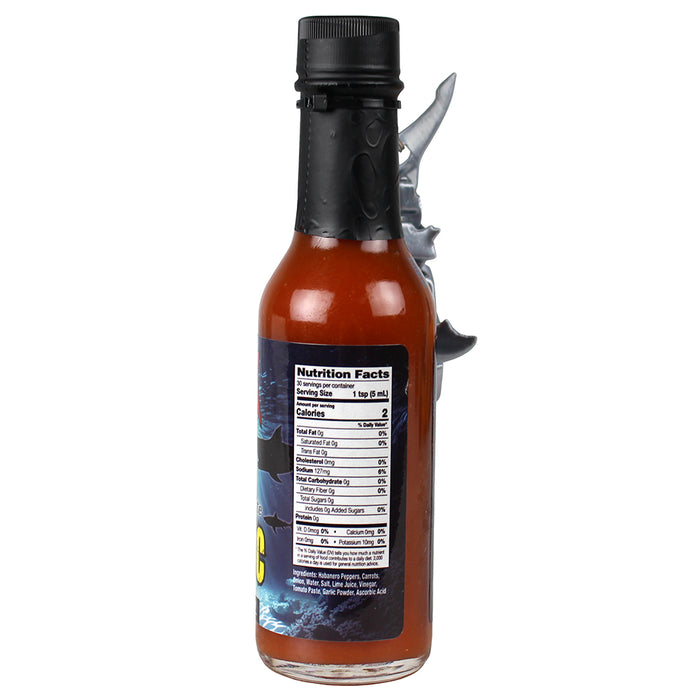 Sharkbite Great White Garlic Hot Sauce 5 Oz Habanero Pepper 1904