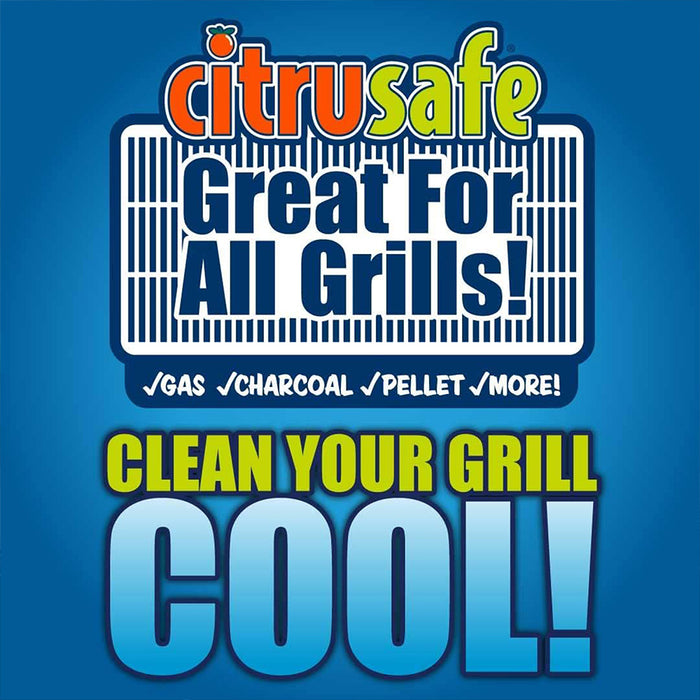 Citrusafe BBQ Grill Cleaning Spray Safe Easy Non-Toxic Biodegradable 23 Fl Oz