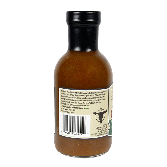 Bear & Burton's W Sauce Veganshire Worcestershire Gluten-Free Small Batch 13 Oz