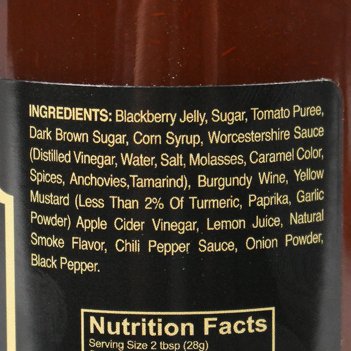 Ole Ray's Blackberry Wine Barbecue and Cooking Sauce 12 Oz 3759