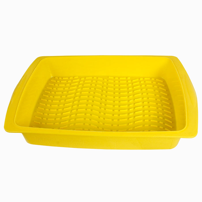 Mr Bar-B-Q Flip & Flavor Plastic Marinade Tray with Locking Lid Yellow 40252Y