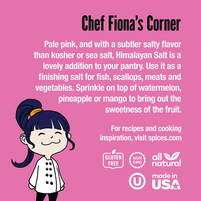 The Spice Lab Himalayan Pink Coarse Salt Grinder 4.2 Oz Gluten Free 4027-GG1-GRO