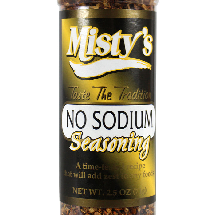 Misty's All Purpose No Sodium Seasoning 2.5 Oz Red Pepper Garlic 4210900021