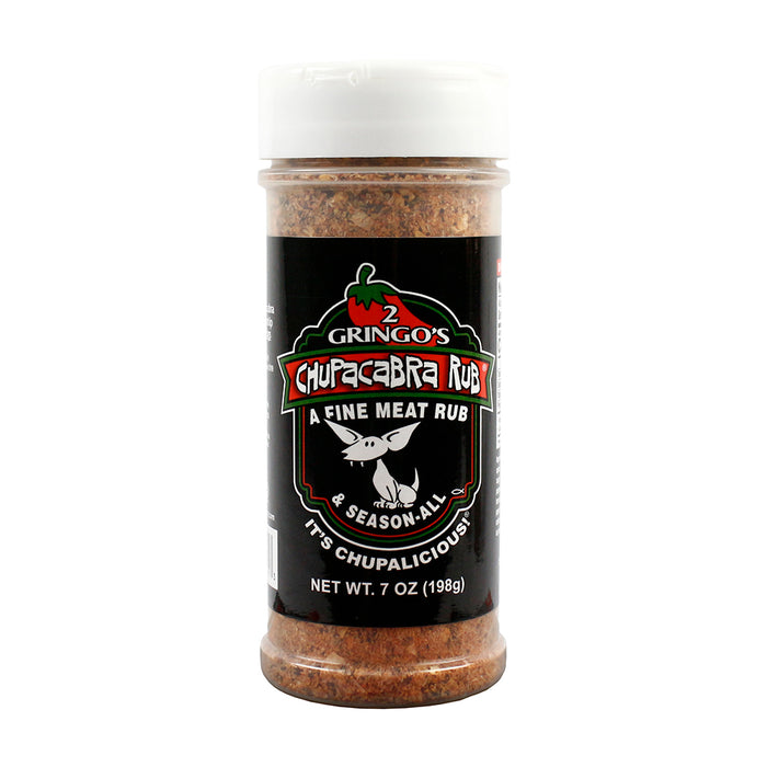 2 Gringos Chupacabra Original Fine Meat Rub All Purpose Seasoning Versatile 7 oz