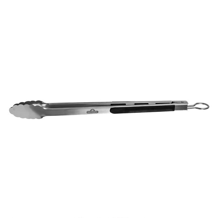 Napoleon Stainless Steel Locking Tongs 16 Inch Rubber Grip & Dishwasher Safe