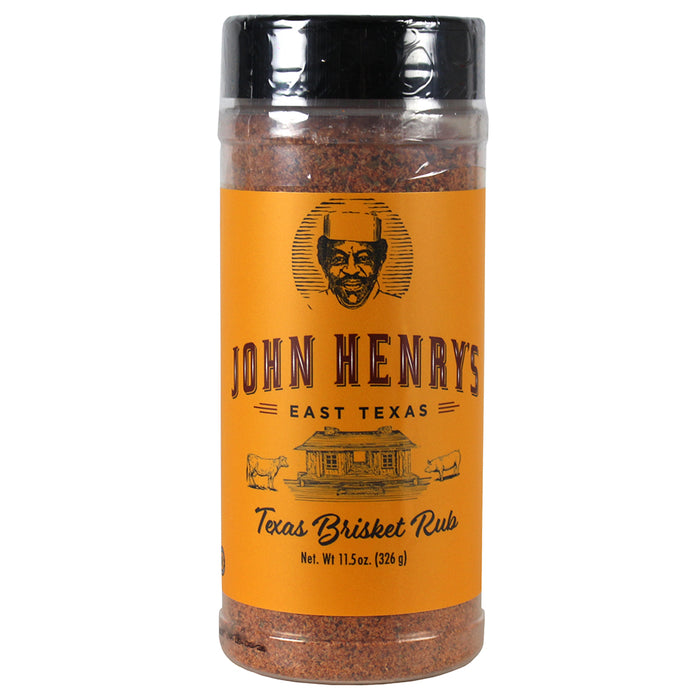 John Henry's Store Texas Brisket Rub Seasoning 11.5 Oz Bottle All Purpose 55094