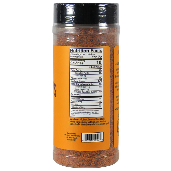 John Henry's Store Texas Brisket Rub Seasoning 11.5 Oz Bottle All Purpose 55094