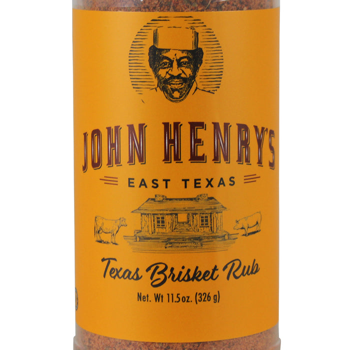 John Henry's Store Texas Brisket Rub Seasoning 11.5 Oz Bottle All Purpose 55094