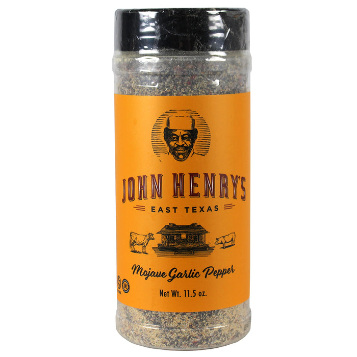 John Henry's Store Mojave Garlic Rub Seasoning 11.5 Oz Bottle All Purpose 55200