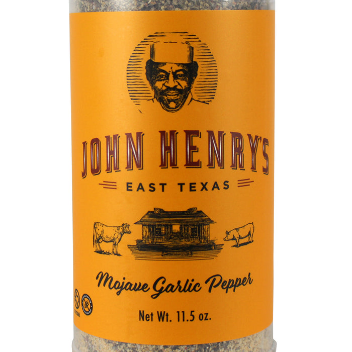 John Henry's Store Mojave Garlic Rub Seasoning 11.5 Oz Bottle All Purpose 55200