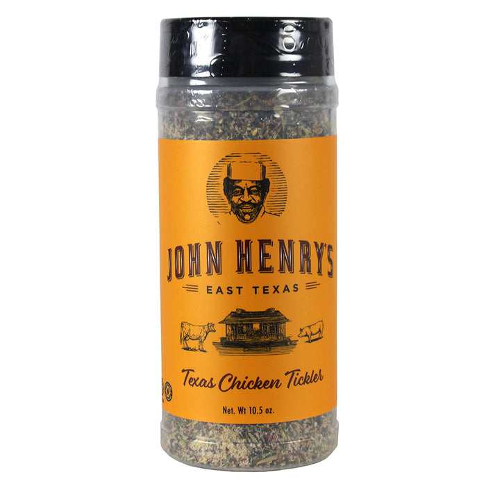 John Henry's Store Texas Chicken Tickler Rub Seasoning 10.5 Oz Bottle 55295