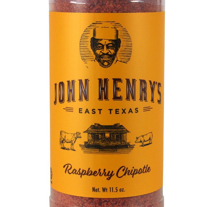 John Henry's Store Raspberry Chipotle Rub Seasoning 11.5 Oz Bottle 55351