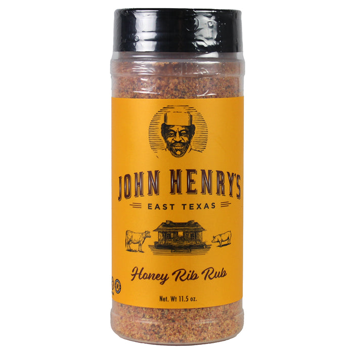 John Henry's Store Honey Rib Rub Seasoning 11.5 Oz Bottle All Purpose 55523