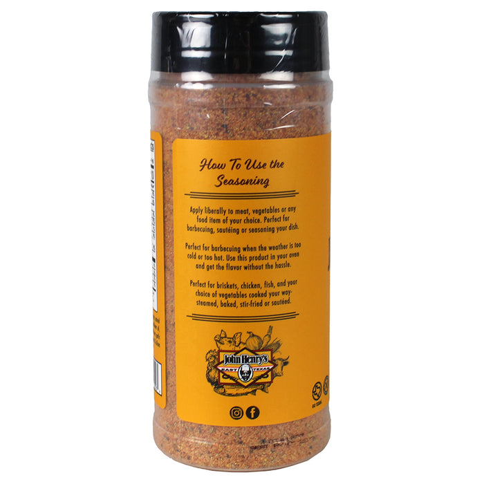 John Henry's Store Honey Rib Rub Seasoning 11.5 Oz Bottle All Purpose 55523