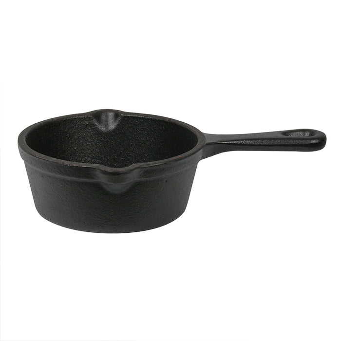 Napoleon Cast Iron Dessert Cooker 4 Inch Pan With Pour Spouts And Hanging Hole