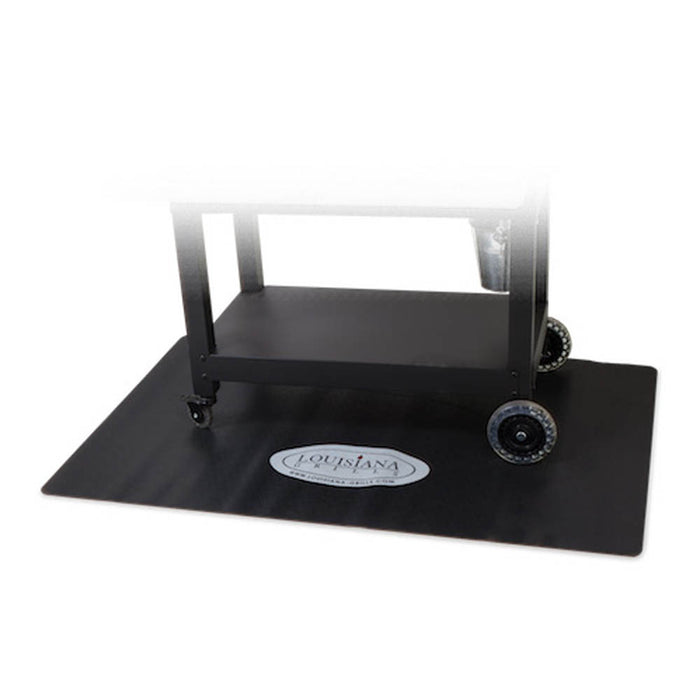 Louisiana Grills BBQ Grill Mat 34x52 Oil Fire Weather Resistant Black 58035