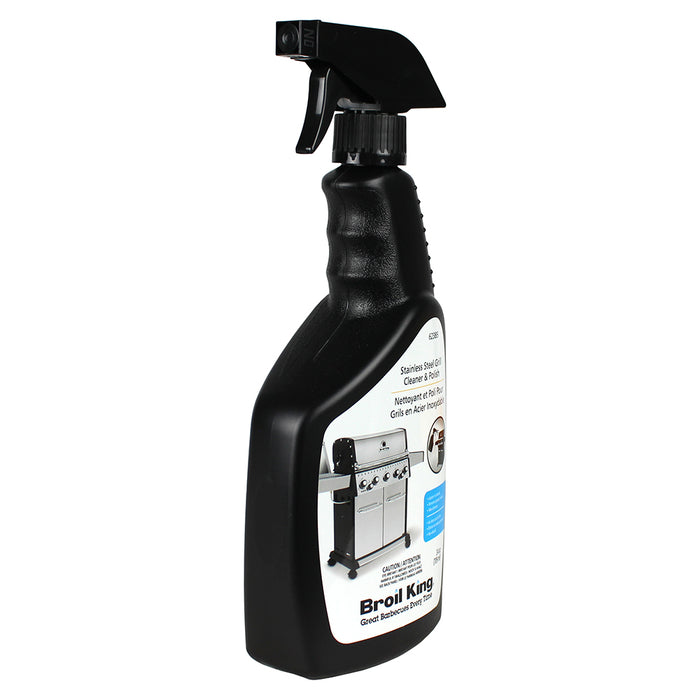 Broil King Stainless Steel Grill Polish 24 Oz Non-Aerosol Pump Bottle 62385