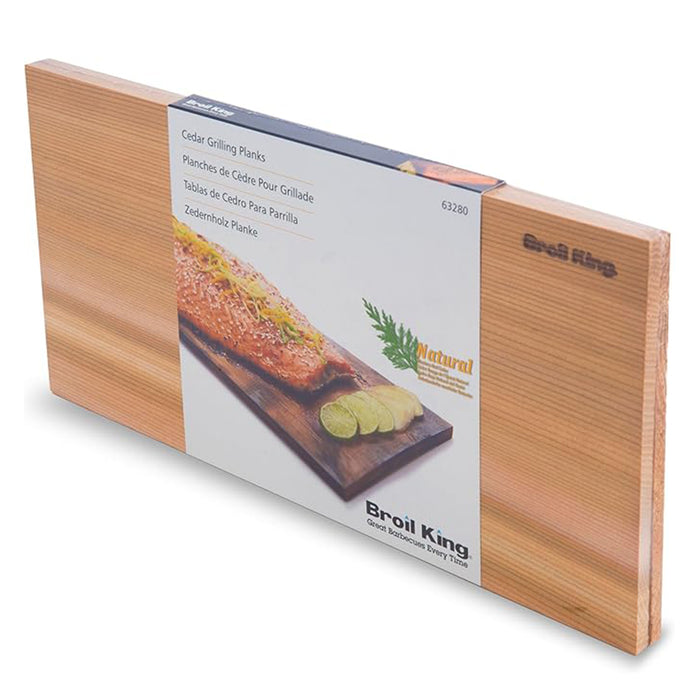 Broil King Cedar Grilling Planks 2 Pieces 7.5" x 15" x .375" 63280