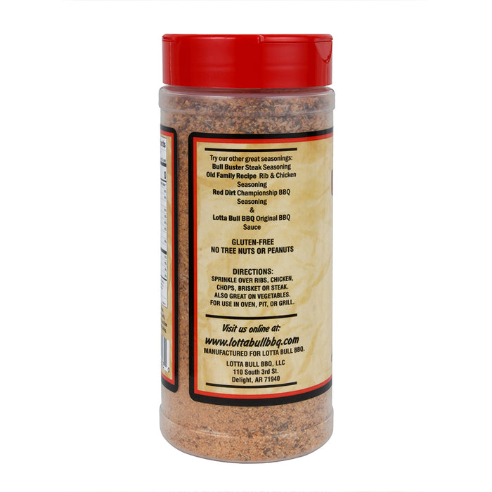 Lotta Bull BBQ UnBULLevable All-Purpose Seasoning Rub Award-Winning 13.76 Oz