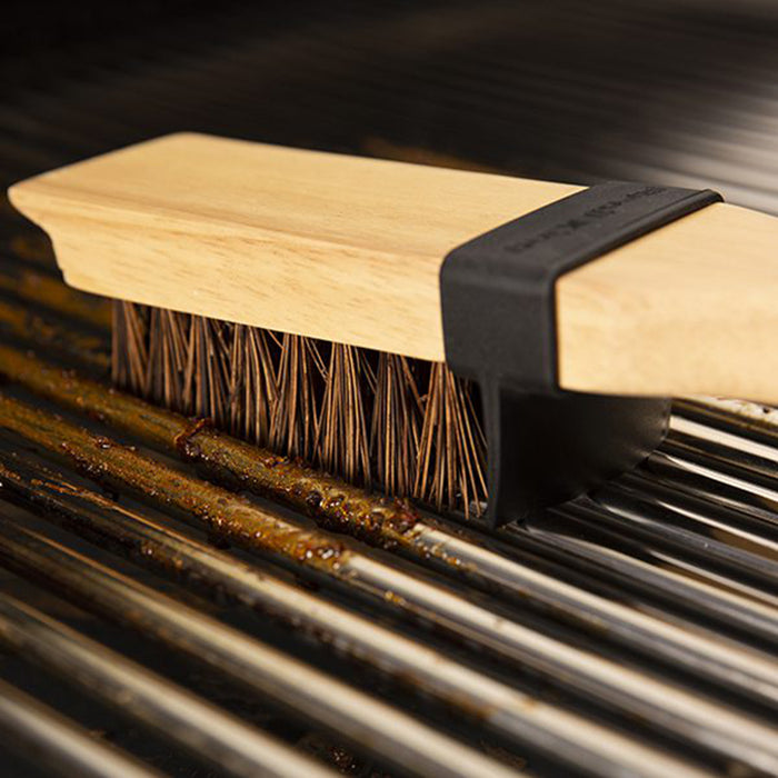 Broil King Grill Brush Heavy Duty Wood Extra Long Palmyra Bristles 65228