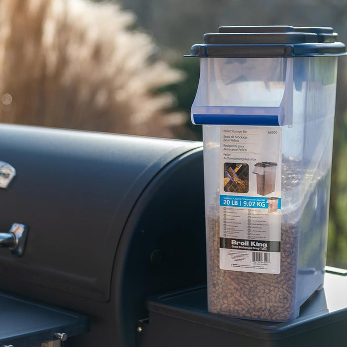 Broil King Pellet Storage Bin Plastic Holds 20 Pounds 66900