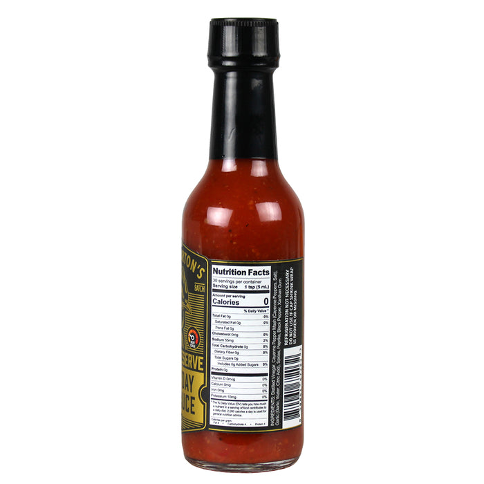 Bear & Burton's Everyday Hot Sauce 5oz Gluten Free All Natural Red Peppers 67203