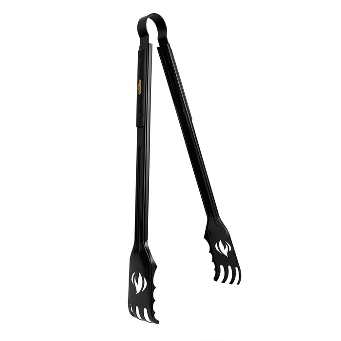 Napoleon Charcoal Rake & Tongs For Hot Charcoal W/ Grid Flipper & Wood Handles