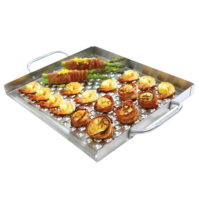 Broil King Flat Topper 15.5" x 13" Stainless Steel w/ 10mm Handles 69712