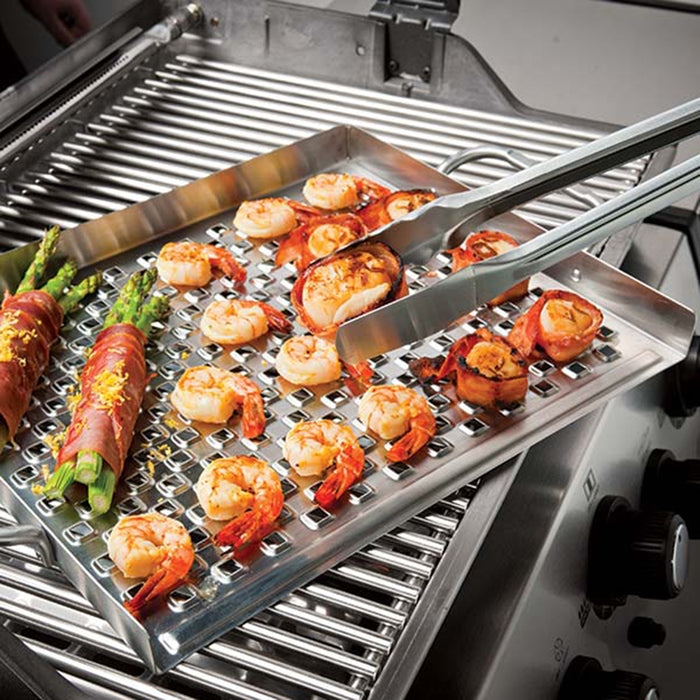 Broil King Flat Topper 15.5" x 13" Stainless Steel w/ 10mm Handles 69712