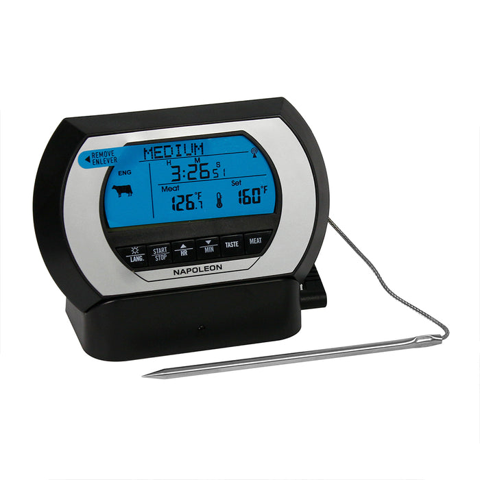 Napoleon Pro Wireless Digital Thermometer With LCD Display & Magnetic Belt Clip